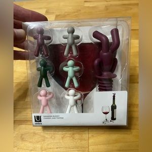 New!  Wine buddies and stopper!